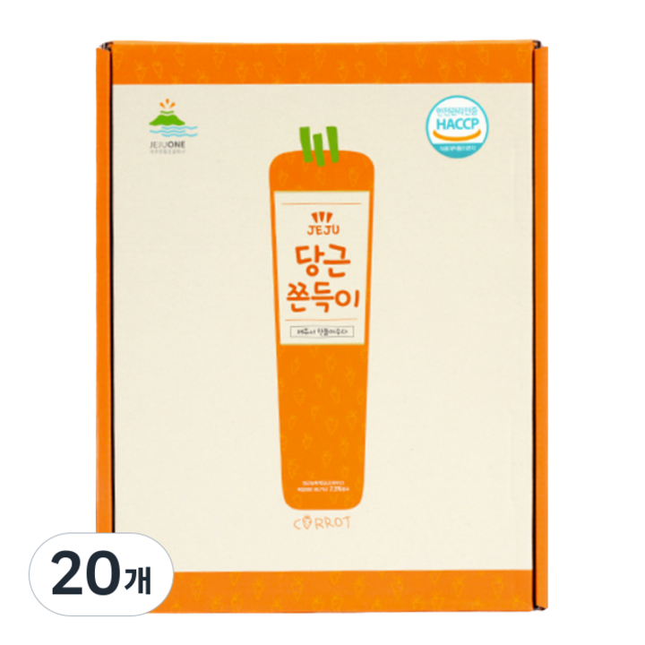 제주원 당근 쫀득이 15개입, 270g, 20개