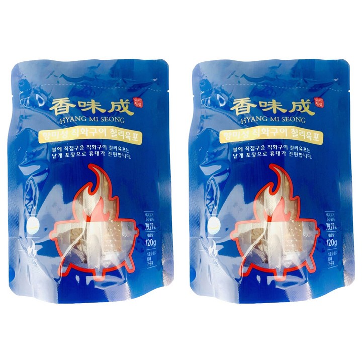 향미성 직화구이 칠리육포 25p, 120g, 2개