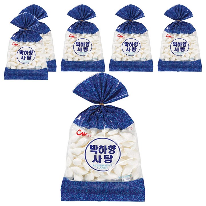 청우식품 박하향 사탕, 410g, 6개