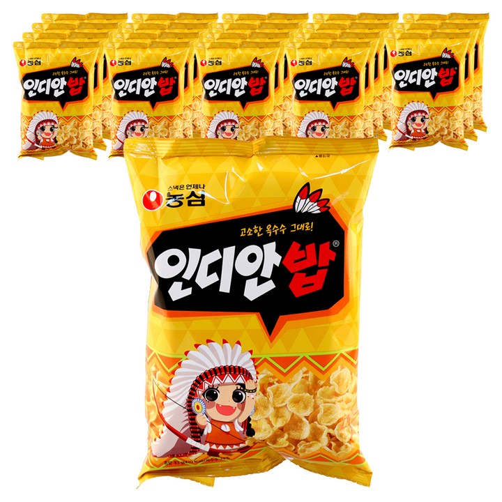 농심 인디안밥, 83g, 20개