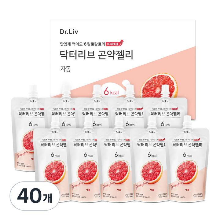 닥터리브 곤약젤리 자몽, 40개
