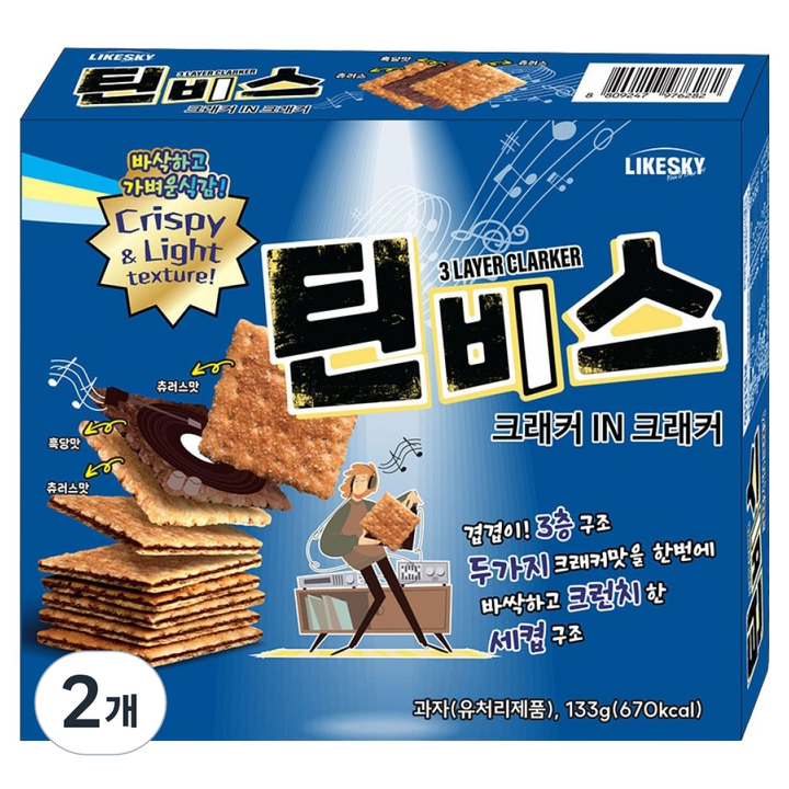 하늘처럼 틴비스 오리지널, 2개, 133g