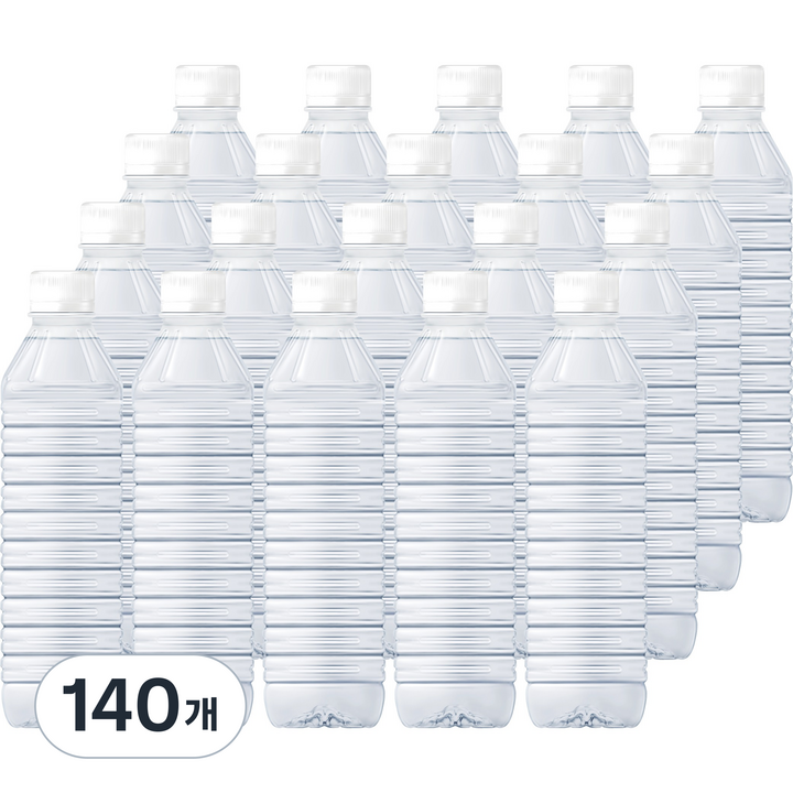 지리산물하나 eco 생수 무라벨, 500ml, 140개