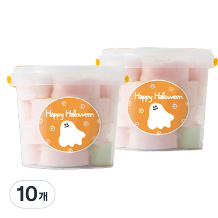 앙팡드봉봉 할로윈 한입 솜사탕 레인보우, 45g, 10개