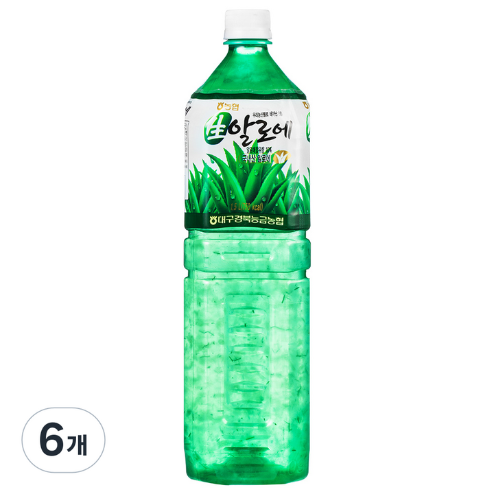[농협]우리 과일 주스 페트 생알로에, 1.5L, 6개