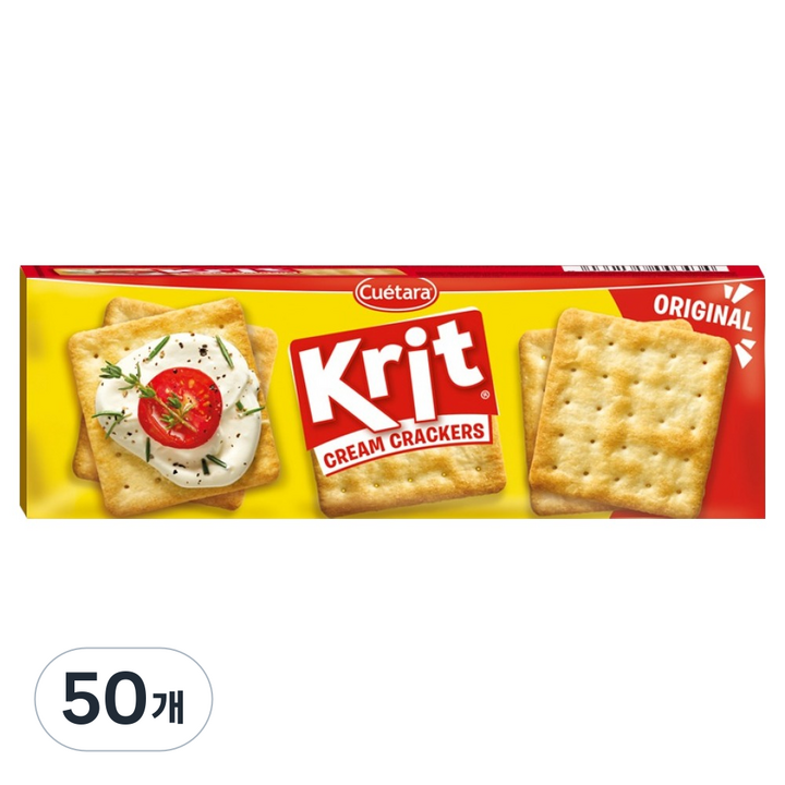 크리트 KRIT 크래커 오리지널, 200g, 50개
