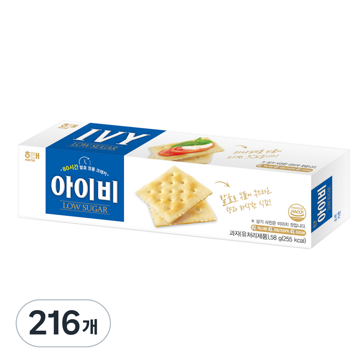 해태제과 아이비, 58g, 216개