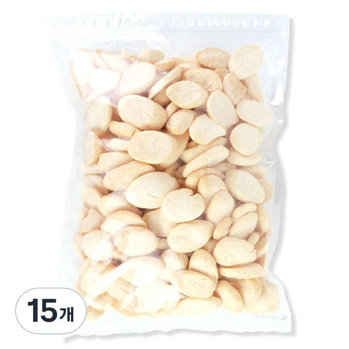 우리가스토리 쌀떡국튀밥 떡뻥 뻥튀기, 400g, 15개