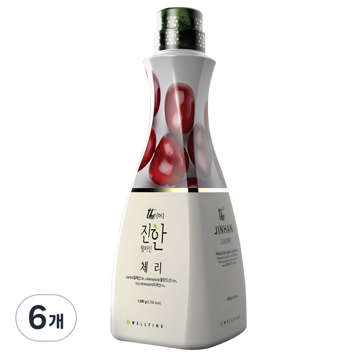 웰파인 체리 농축액, 1.5kg, 6개