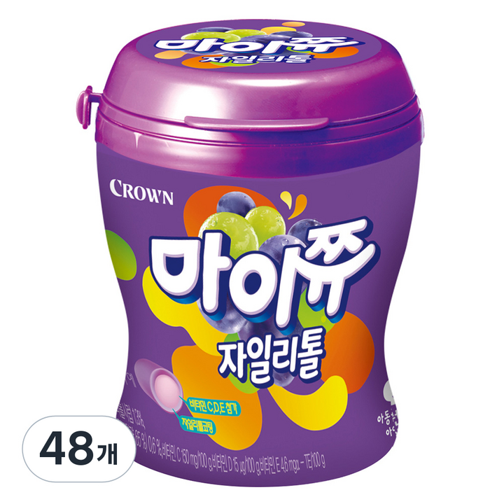 마이쮸 자일리톨 포도, 110g, 48개