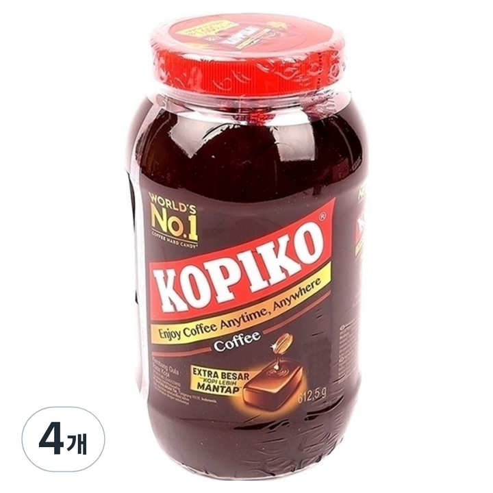 코피코 커피 캔디, 612.5g, 4개