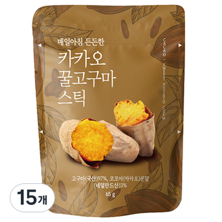 카카오 꿀고구마 스틱, 65g, 15개