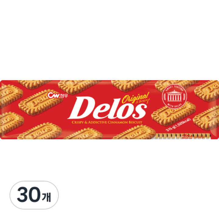 청우식품 델로스 오리지날 커피쿠키, 315g, 30개