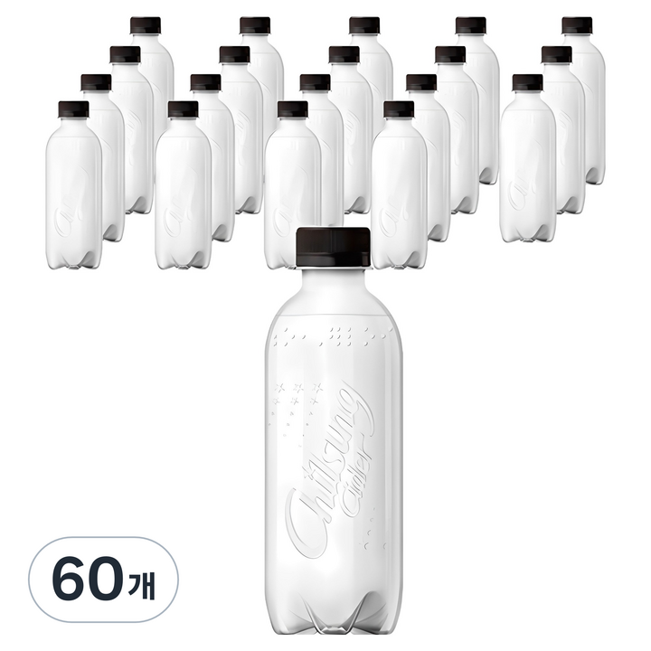 칠성사이다 제로 ECO 무라벨, 60개, 300ml