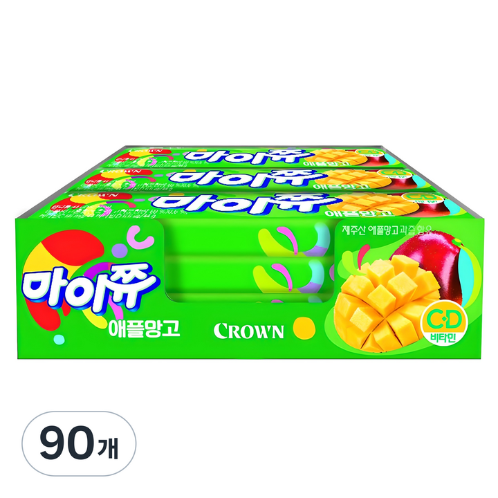 마이쮸 애플망고 캔디, 90개, 44g