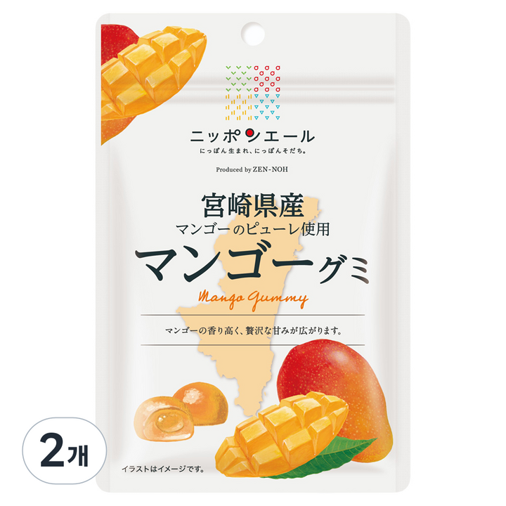 닛폰에일 미야자키 망고 구미, 40g, 2개