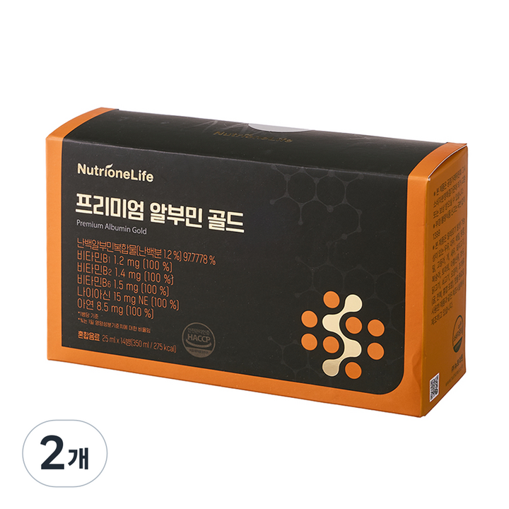 뉴트리원 프리미엄 알부민 골드, 350ml, 2개