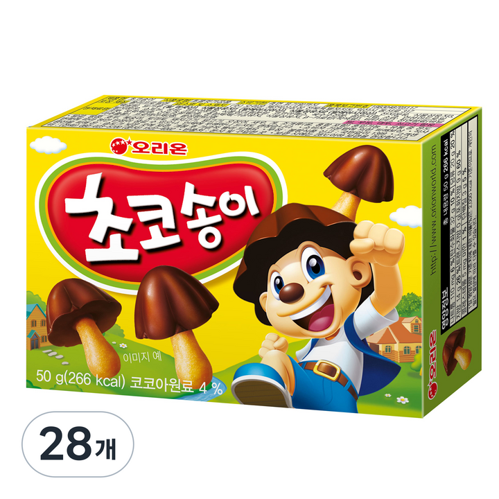 오리온 초코송이, 50g, 28개