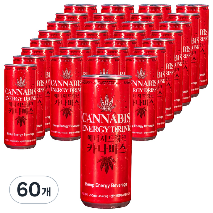 카나비스에너지드링크 OKF 라즈베리, 60개, 250ml