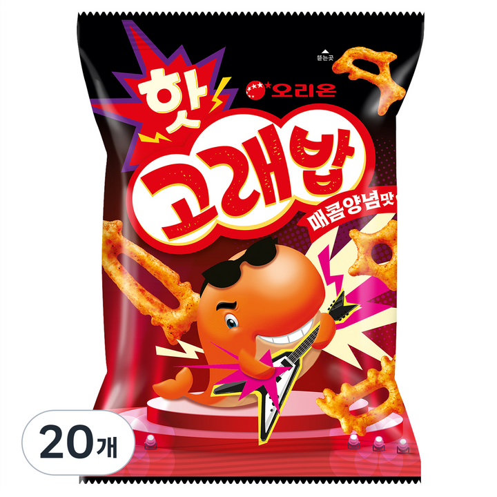 고래밥 핫 매콤양념맛, 56g, 20개