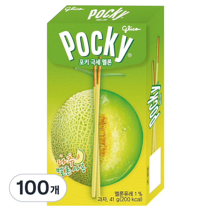 포키 극세 멜론, 41g, 100개