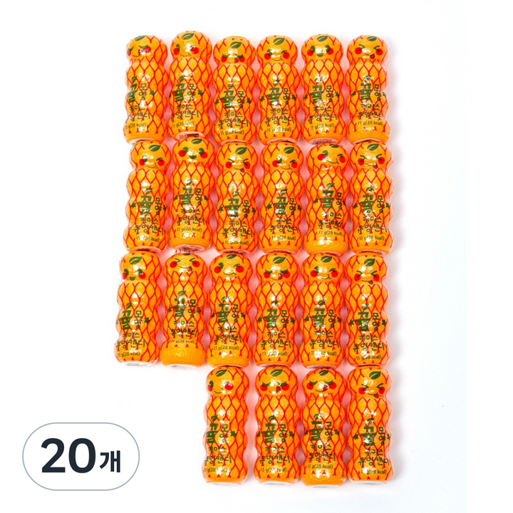 뀰 모양 케이스 츄잉캔디 22p, 20개, 242g