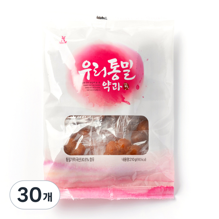 우리통밀약과, 210g, 30개