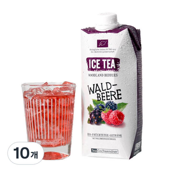 [티게슈아이스티] 우드랜드베리 아이스티, 500ml, 10개