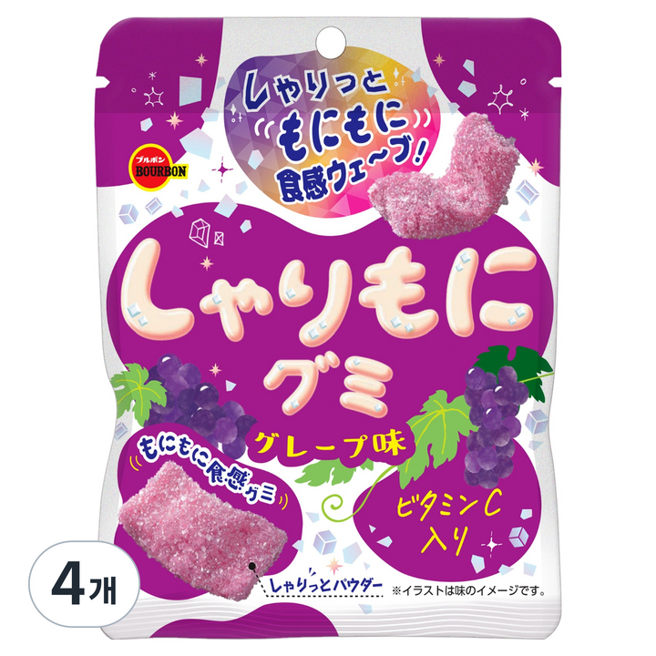 부르본 샤리모니구미 포도, 4개, 57g