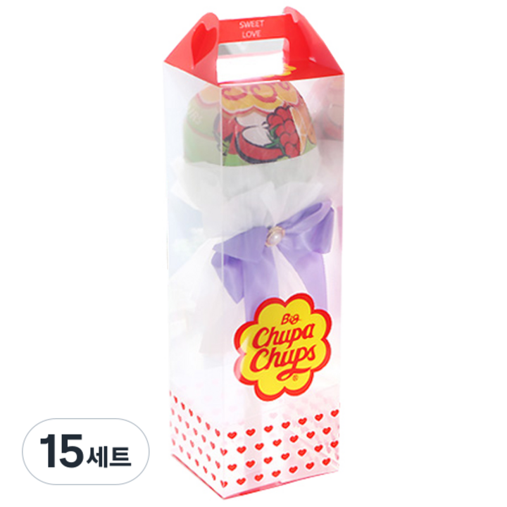 인크리코 왕츄파춥스 막대사탕 공단 11g x 15p 세트 랜덤발송, 15세트, 165g