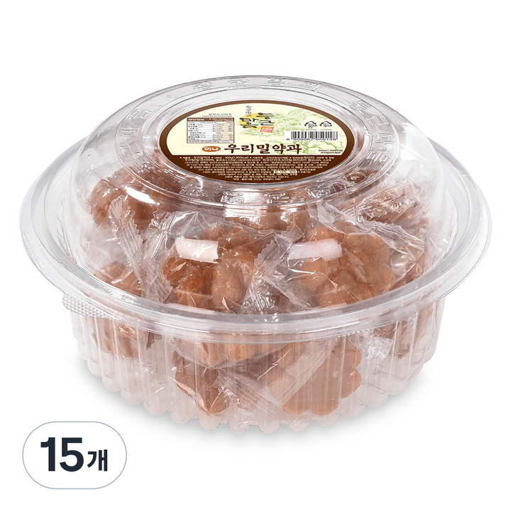 왕궁병과 둥근마음 미니우리밀약과 15p, 450g, 15개