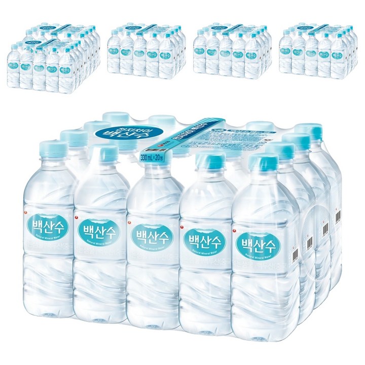백산수, 330ml, 120개
