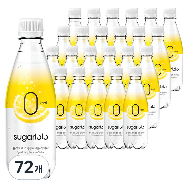 슈가로로 스파클링 레몬사이다, 350ml, 72개