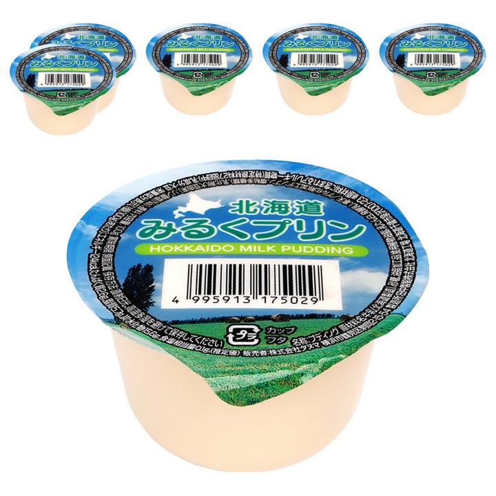 홋카이도 밀크 푸딩, 6개, 100g