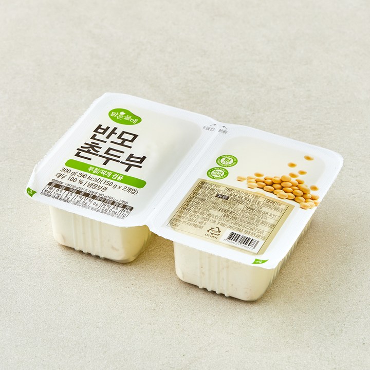 맑은물에 반모 촌두부 2개입, 300g, 1개