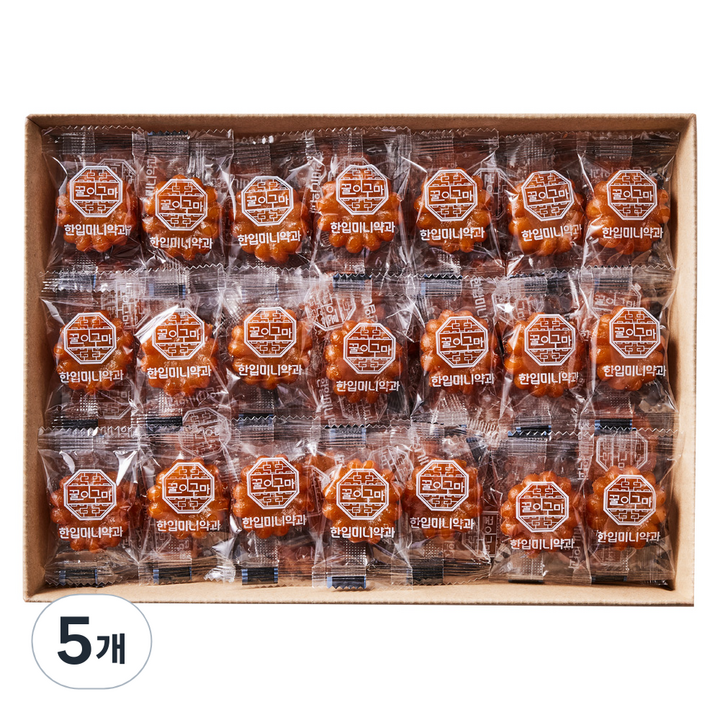 꿀이구마 한입 미니 약과, 1kg, 5개