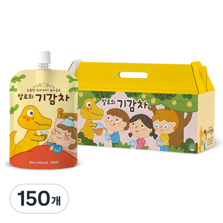 알로의 기감차 아기 배도라지즙, 2.4L, 150개