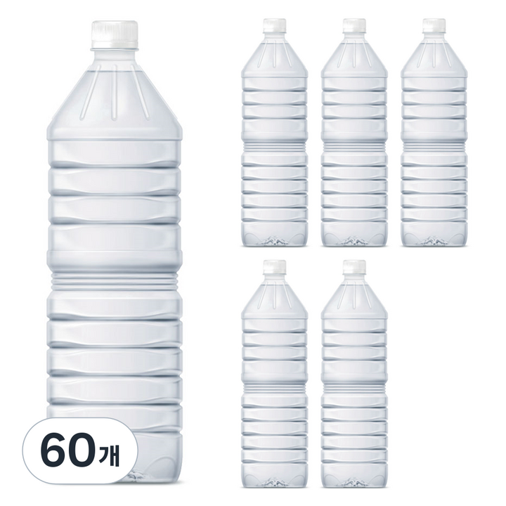 물하나 eco 생수 무라벨, 1L, 60개