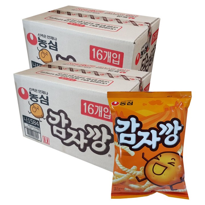 농심 감자깡, 75g, 32개