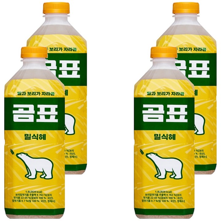 곰표 밀식혜, 1.8L, 4개