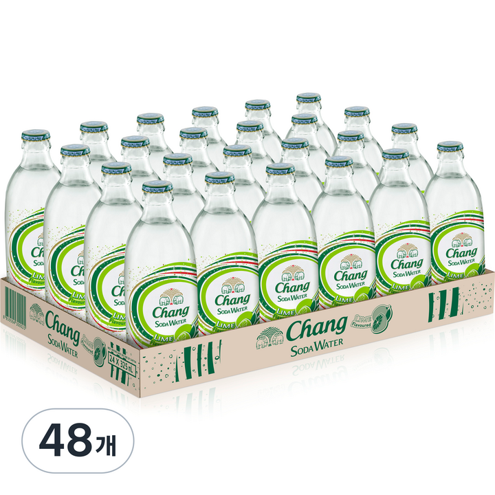 창 소다 라임향 탄산음료, 325ml, 48개