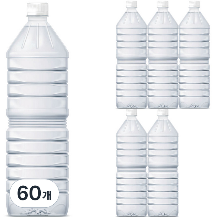 지리산 물하나 ECO 생수, 2L, 60개