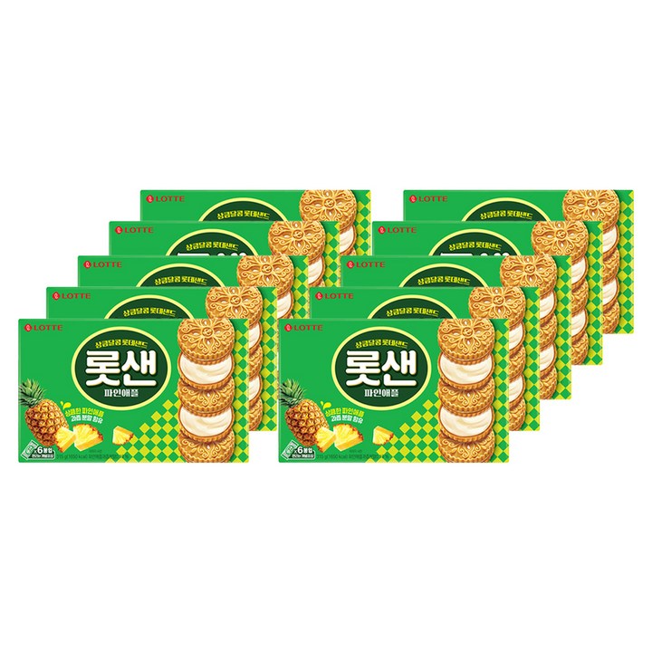 롯샌 파인애플, 315g, 10개