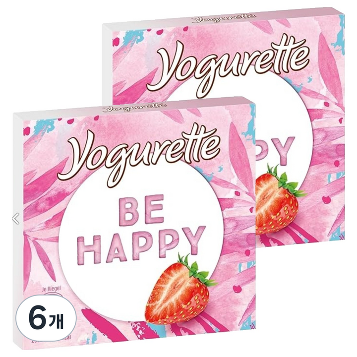 요구레테 딸기 초콜릿, 50g, 6개