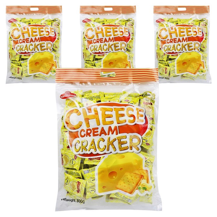 다이아몬드푸드 치즈 크림 크래커, 800g, 4개