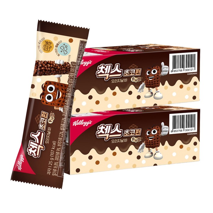 켈로그 첵스 초코펀 오리지날 바, 25g, 24개