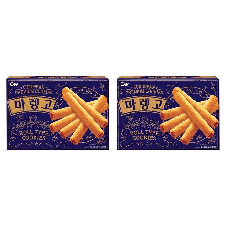 청우식품 마렝고 과자, 105g, 2개