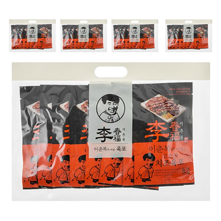이춘복육포 코주부 치즈육포, 240g, 5개