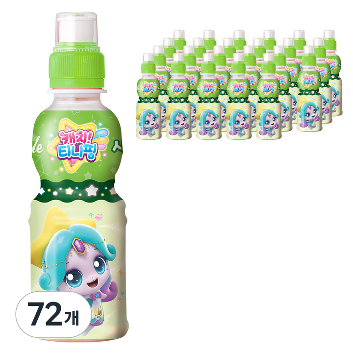 웅진 캐치 티니핑 사과맛, 72개, 200ml