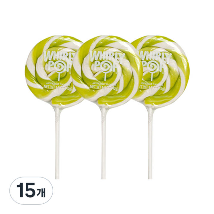 휘리팝 애플향 캔디, 42g, 15개